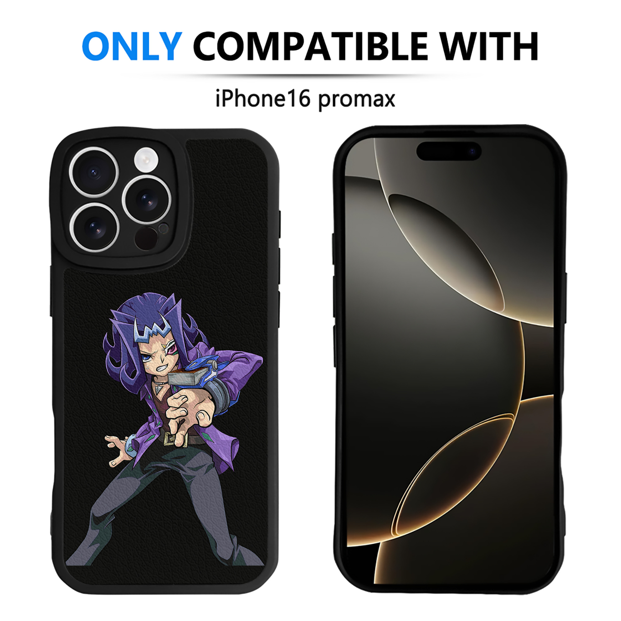 遊☆戯☆王 Yu-Gi-Oh! 【iPhone 16シリーズ対応】シリコンスマホケース（レザー調） 材質：シリコン